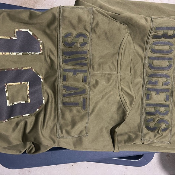 Olive Green Numbered Fabric - Picture 2 of 2